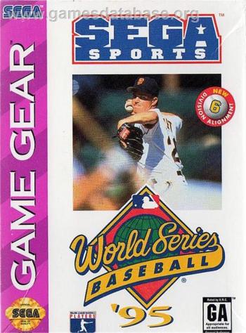 Cover World Series Baseball '95 for Game Gear